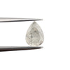 1.79ct | Salt &amp; Pepper Opaque Pear Shape Brilliant Cut Diamond-Modern Rustic Diamond