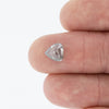 1.79ct | Salt &amp; Pepper Pear Shape Diamond-Modern Rustic Diamond