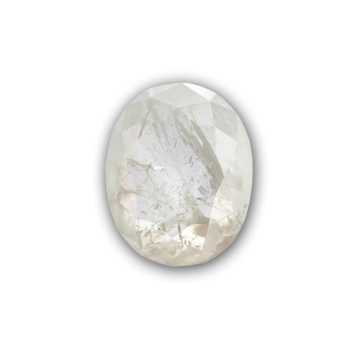 1.86ct | Opaque Rose Cut Oval Shape Diamond-Modern Rustic Diamond
