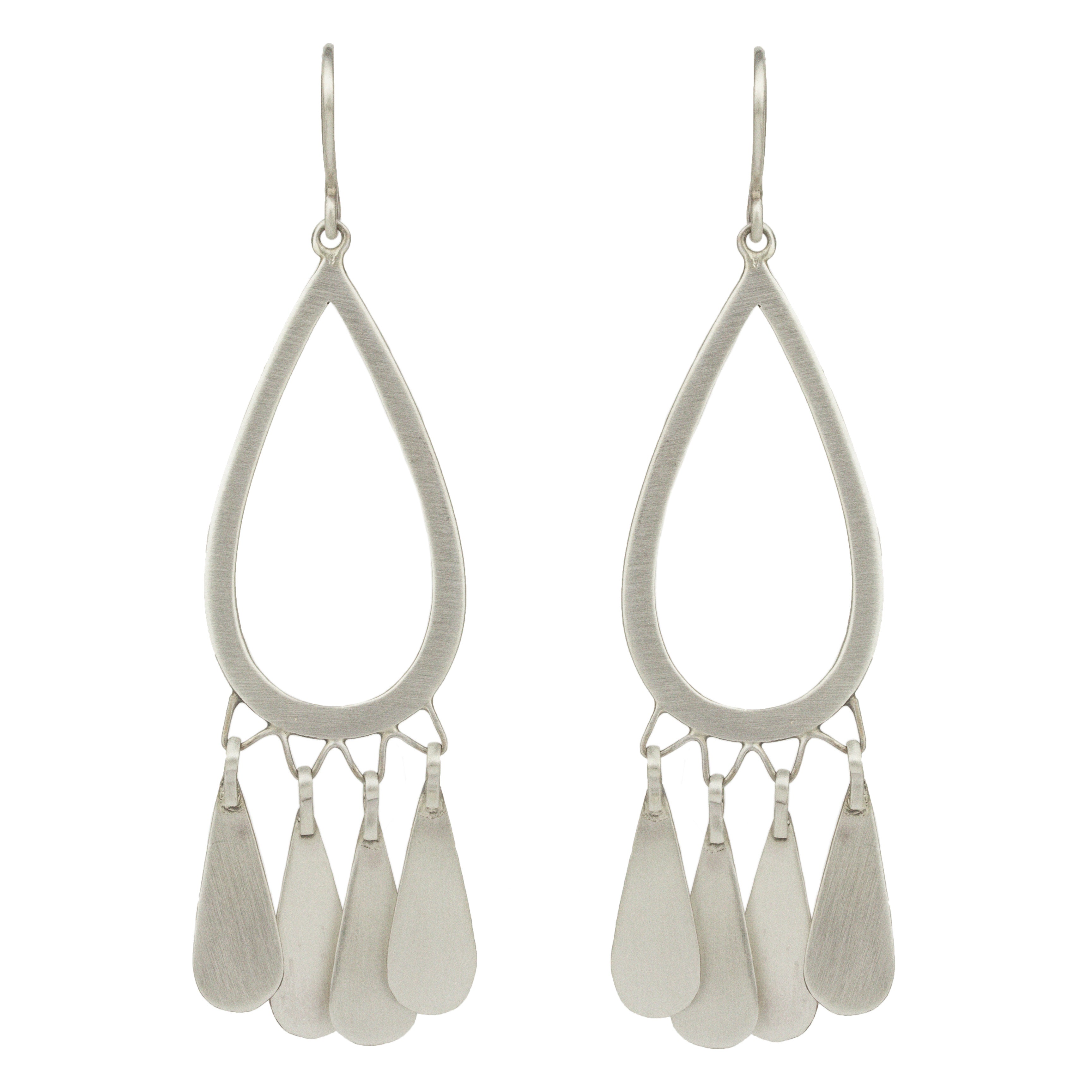 Teardrop w. Teardrops Earrings