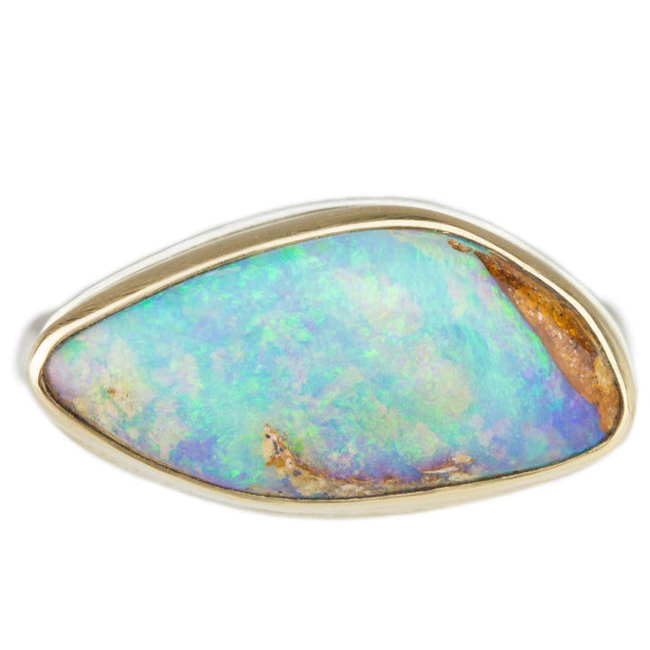 Opalized Wood Ring