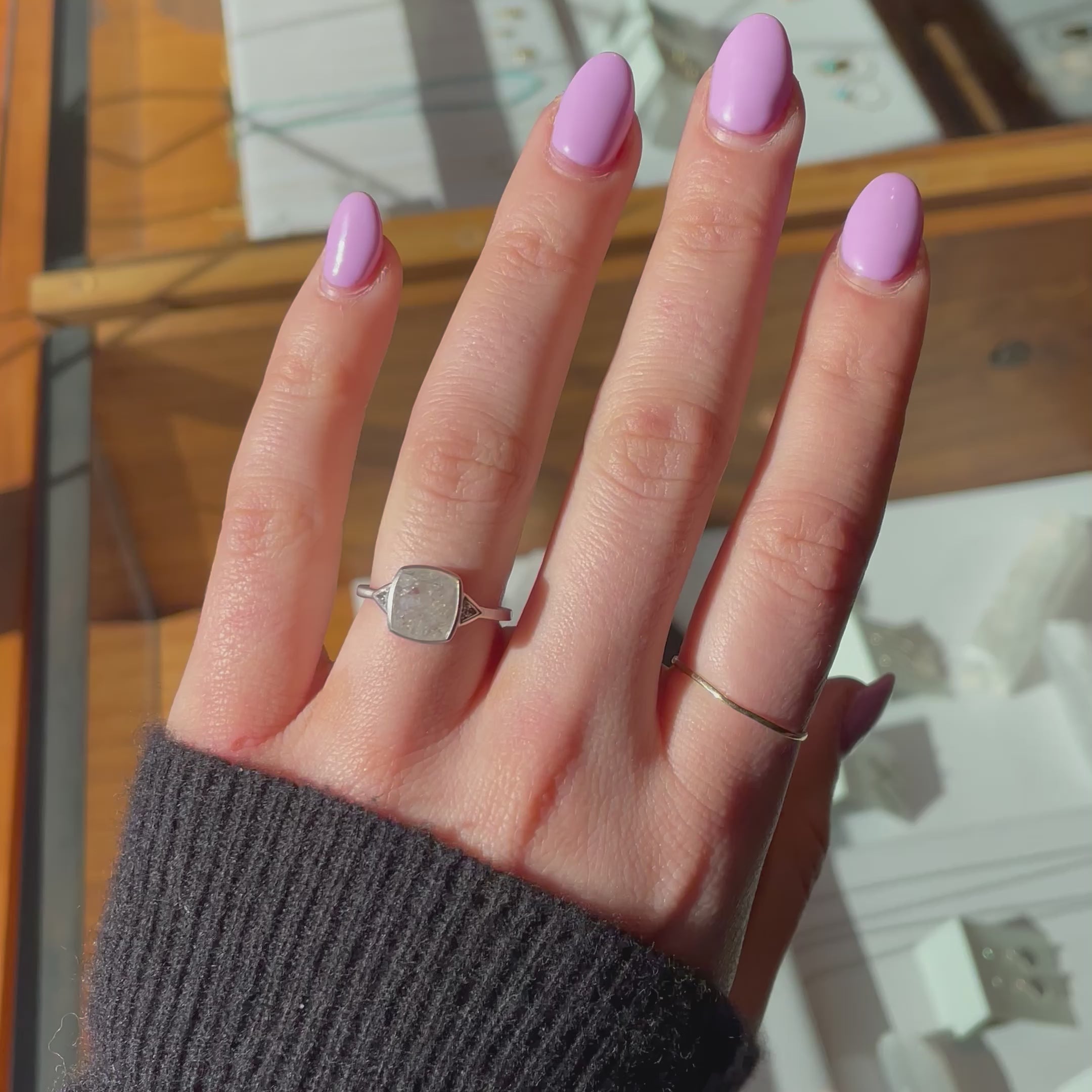 Trinity Rustic Diamond Ring