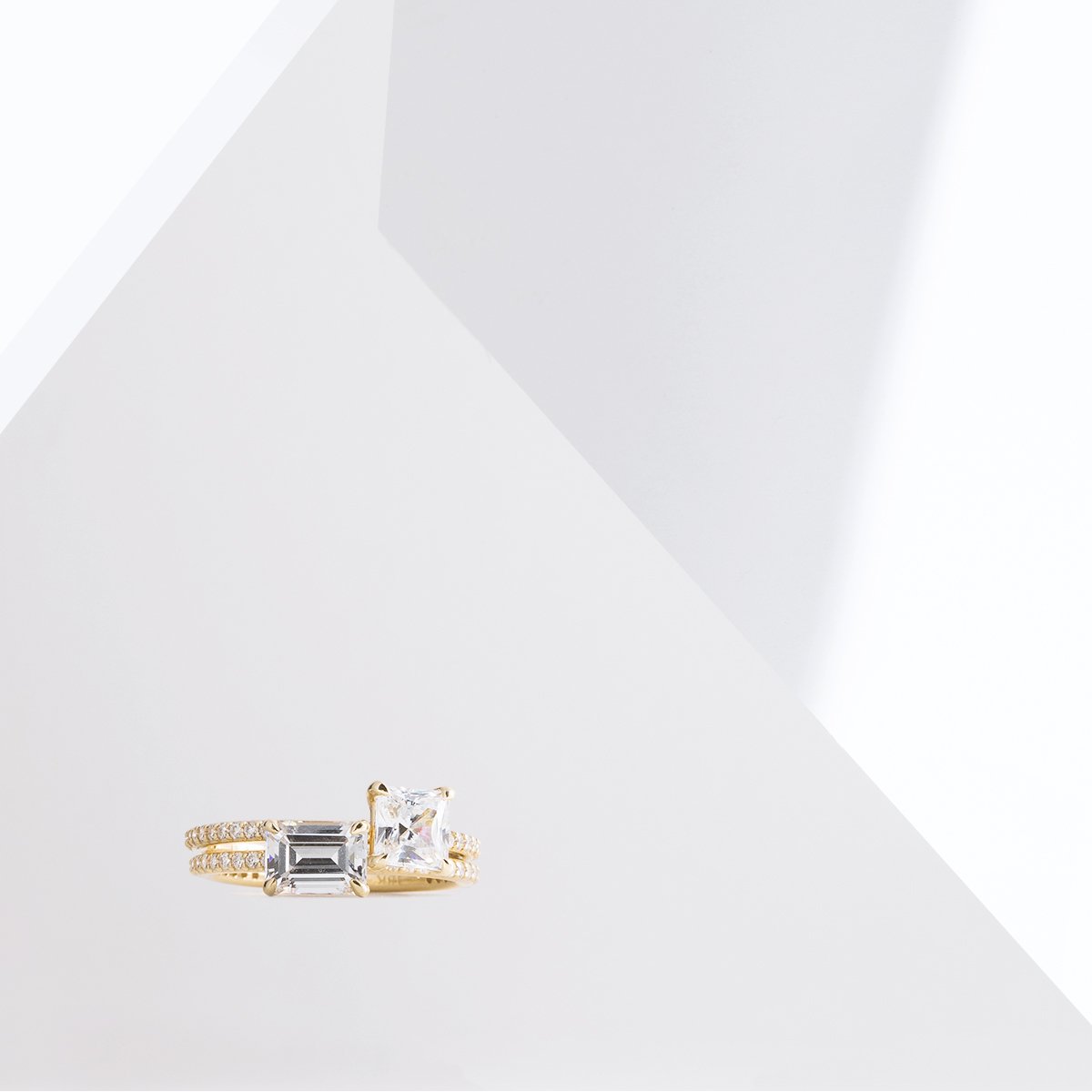 18K Gold Emerald Princess