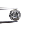 2.03ct | Salt &amp; Pepper Round Shape Diamond-Modern Rustic Diamond