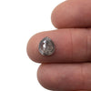 2.20ct | Salt &amp; Pepper Pear Shape Diamond-Modern Rustic Diamond