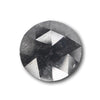 2.20ct | Salt &amp; Pepper Rose Cut Round Diamond-Modern Rustic Diamond