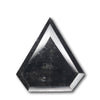 2.78ct | Salt &amp; Pepper Rose Cut Shield Shape Diamond-Modern Rustic Diamond
