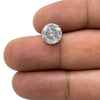 2.97ct | Salt &amp; Pepper Opaque Round Brilliant Diamond-Modern Rustic Diamond