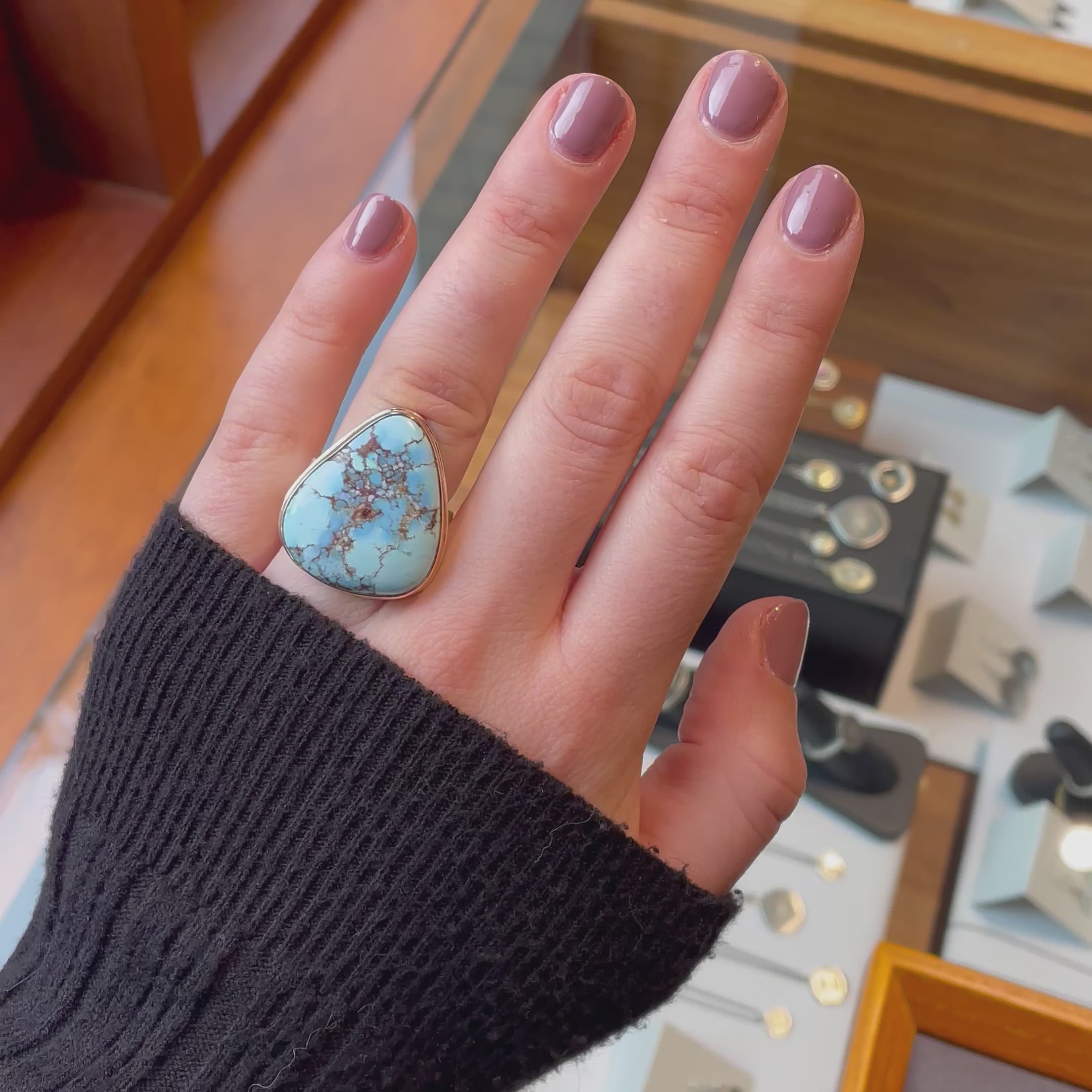 Golden Hills Turquoise Ring