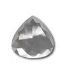 3.25cttw | Salt &amp; Pepper Pear Shape Diamond-Modern Rustic Diamond