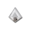 3.58ct | Salt &amp; Pepper Rose Cut Kite Shape Diamond-Modern Rustic Diamond