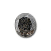3.79ct | Salt &amp; Pepper Brilliant Oval Shape Diamond-Modern Rustic Diamond