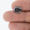 3.96ct | Salt &amp; Pepper Cushion Cut Diamond-Modern Rustic Diamond