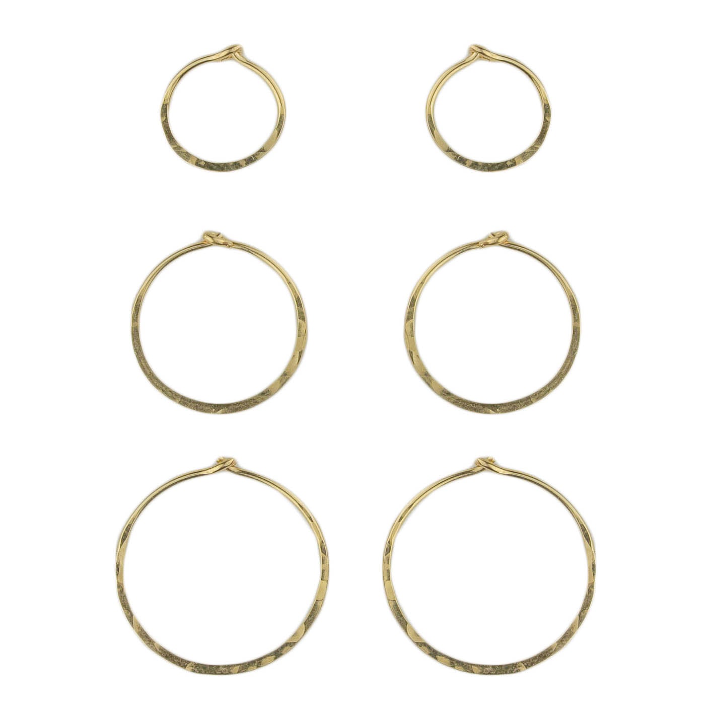 Tiny Gold Hoops