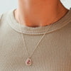Blooming Pink Sapphire Necklace