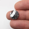 4.39ct | Salt &amp; Pepper Round Diamond-Modern Rustic Diamond