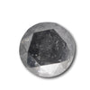5.79ct | Salt and Pepper Rose Cut Round Diamond-Modern Rustic Diamond