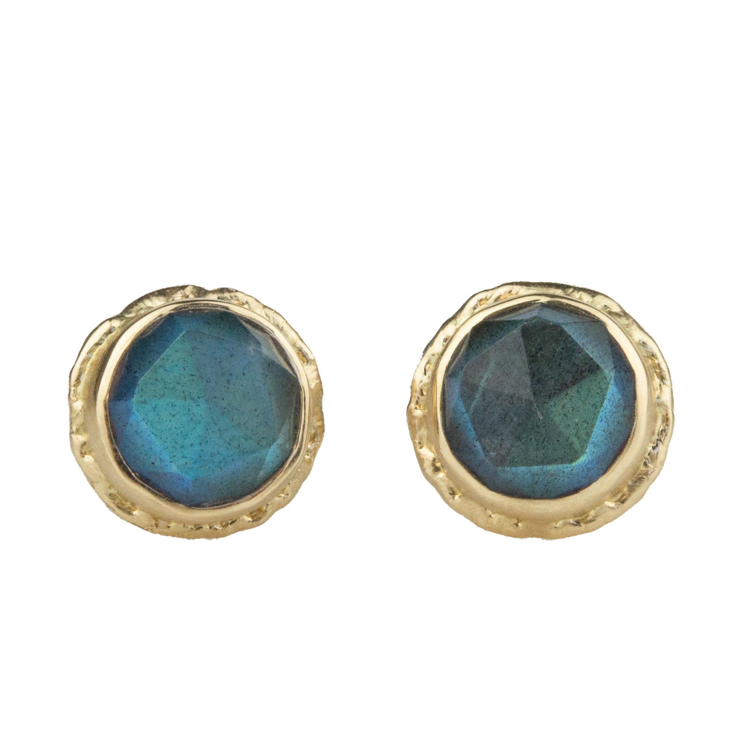 Labradorite Post Earrings