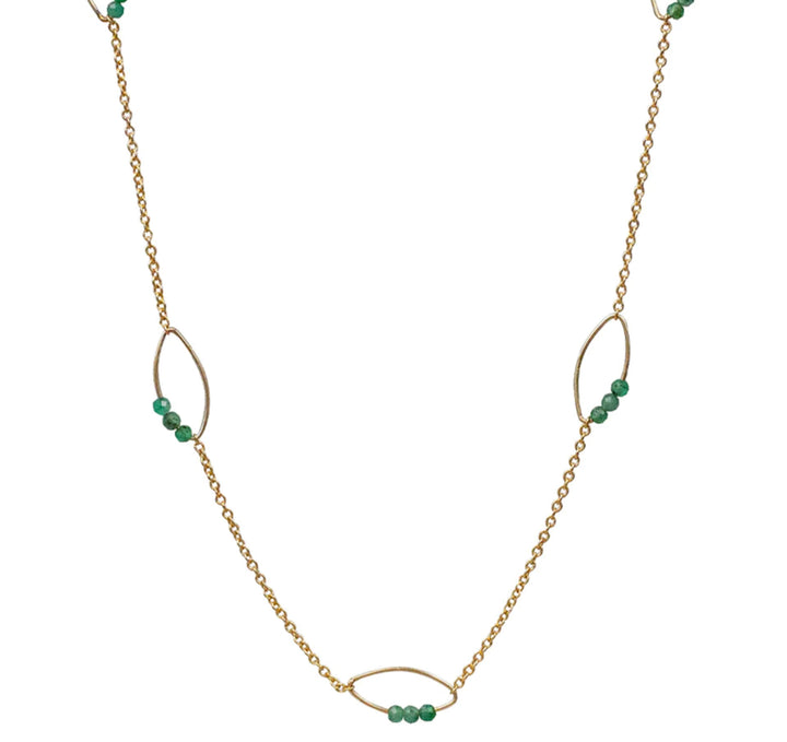 Lucca Emerald Necklace
