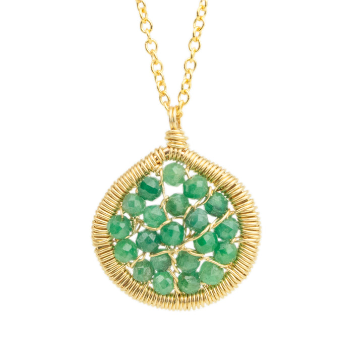 Emerald Mosaic Necklace