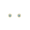 Sofia London Blue Topaz Stud Earrings