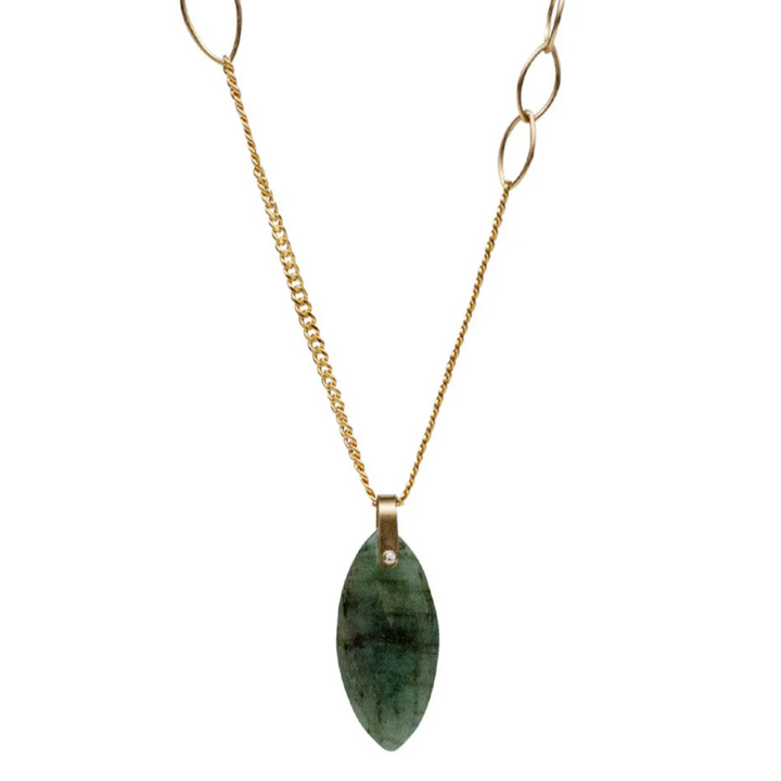 Marquis Emerald Necklace