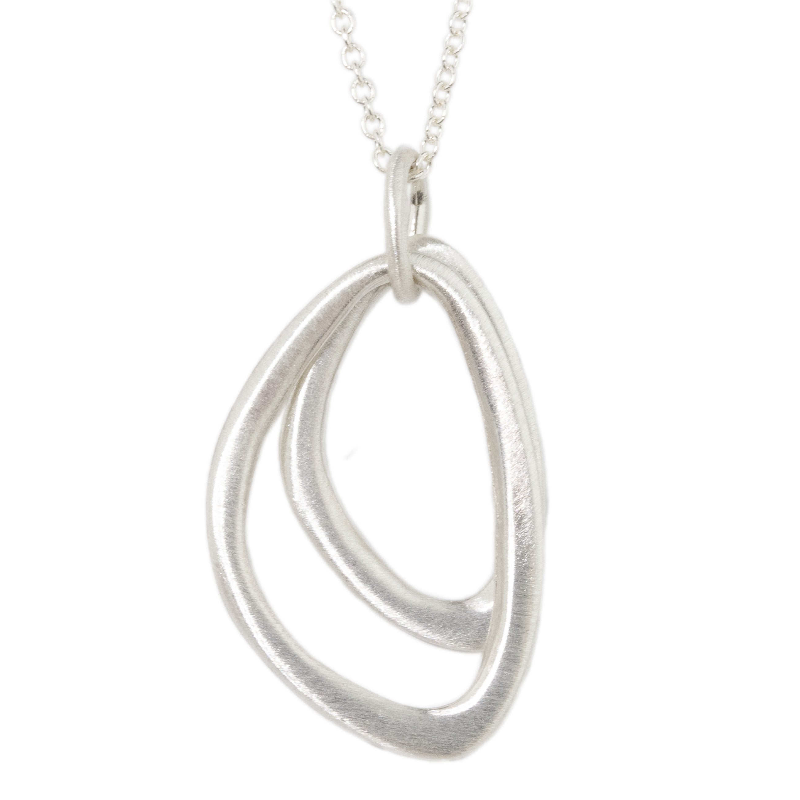 Double Asymmetrical Circle Necklace
