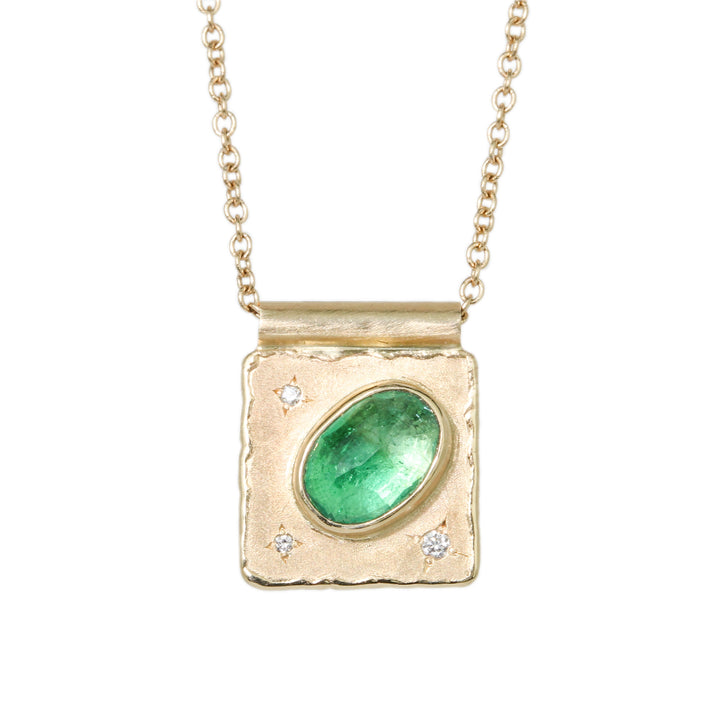 Emerald Earth Love Necklace