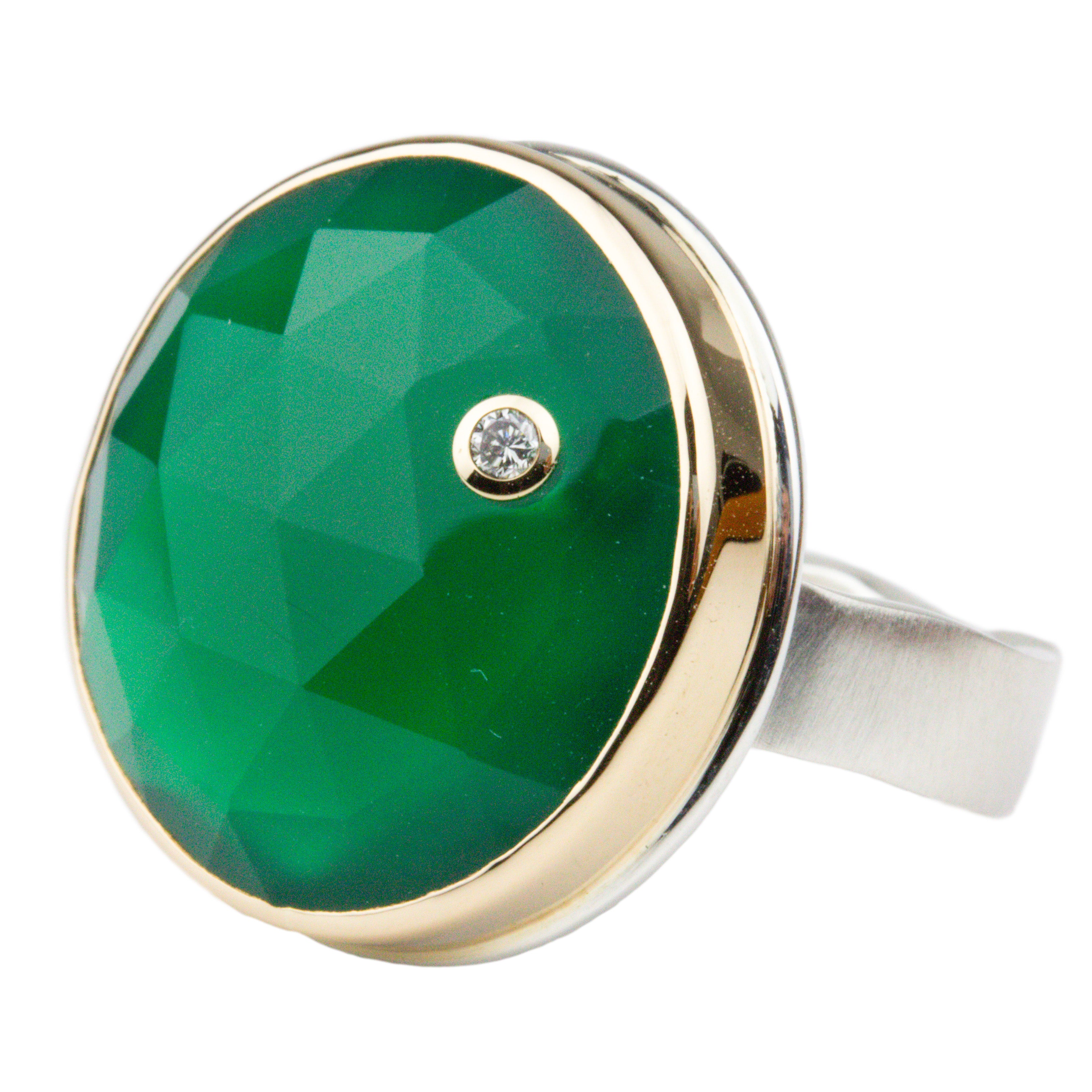 Green Onyx Ring