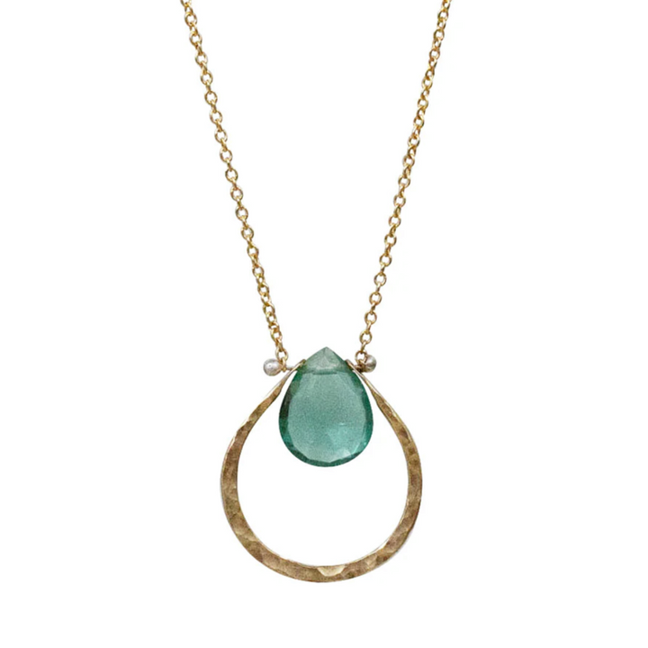 Ophelia Green Quartz Necklace