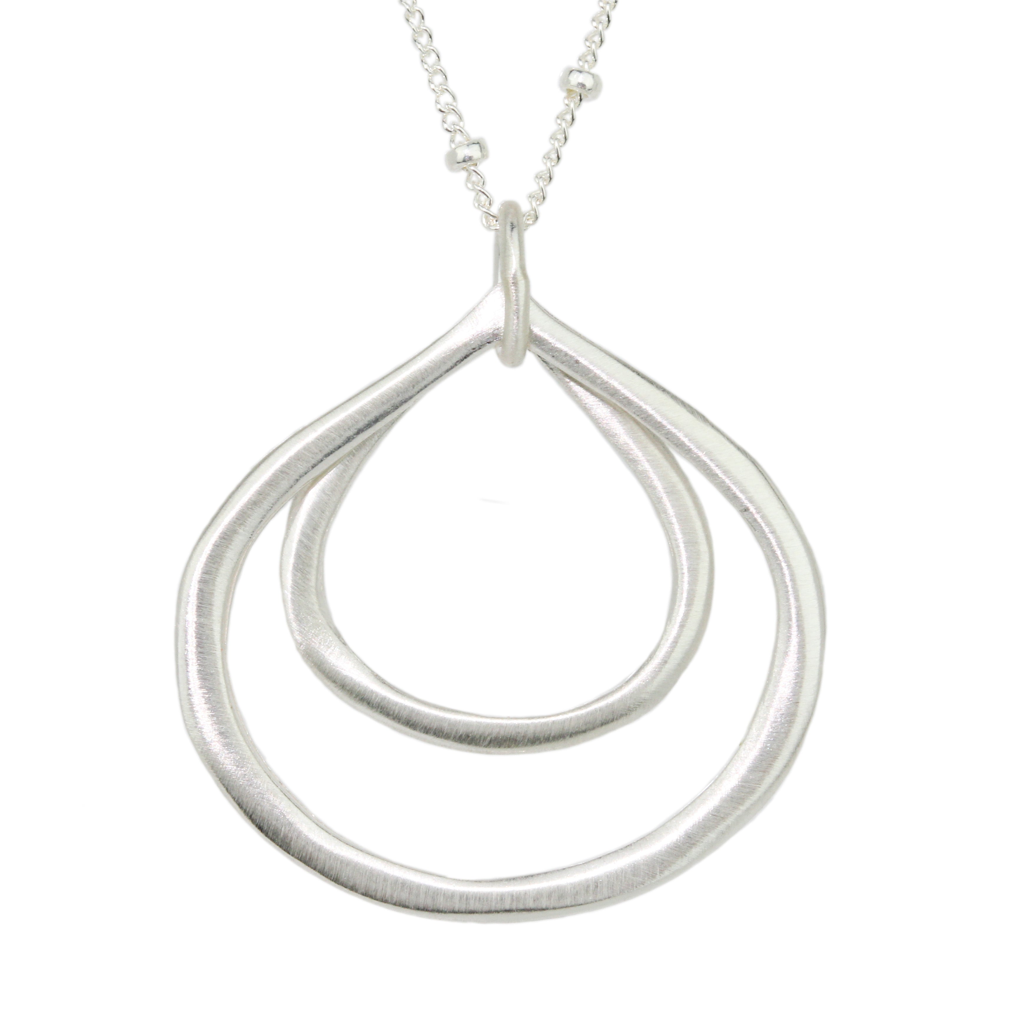 Double Teardrop Necklace