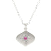 North Star Pink Sapphire Necklace