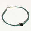 London Blue Quartz + Green Tourmaline Bracelet