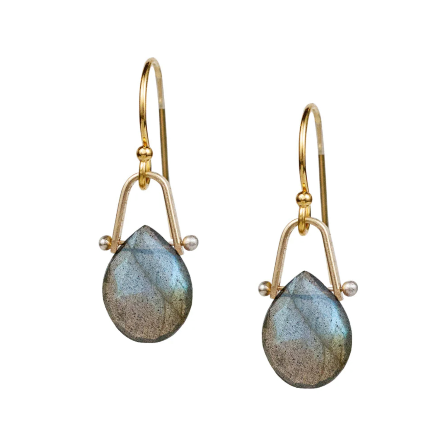 Birch Labradorite Earrings