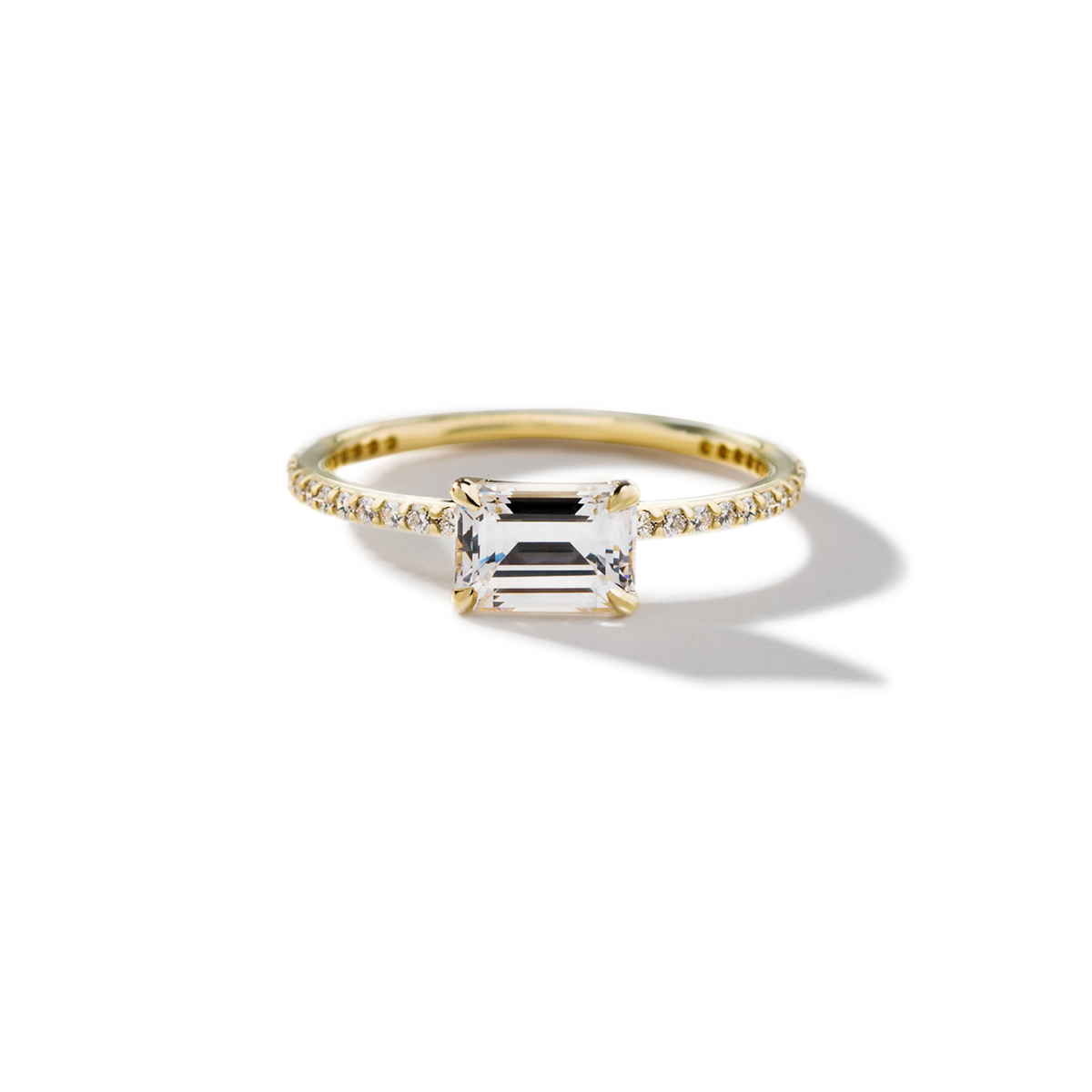 18K Yellow Gold Emerald