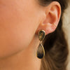 Aquamarine &amp; Dendrite Drop Earrings