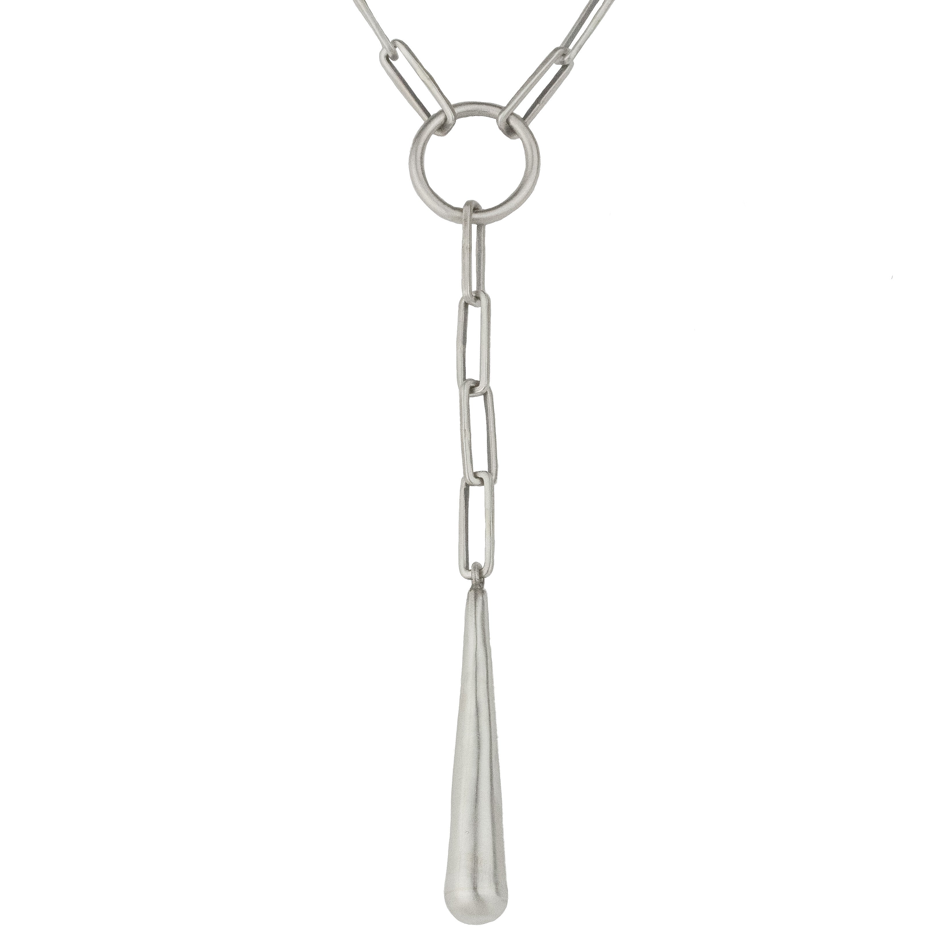 Long Drop Lariat Necklace