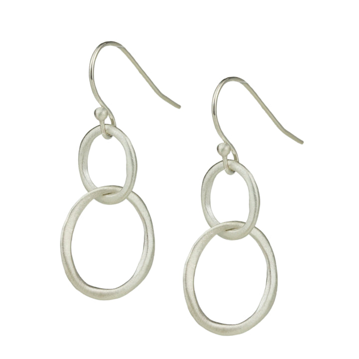 Two Small Circle Earrings