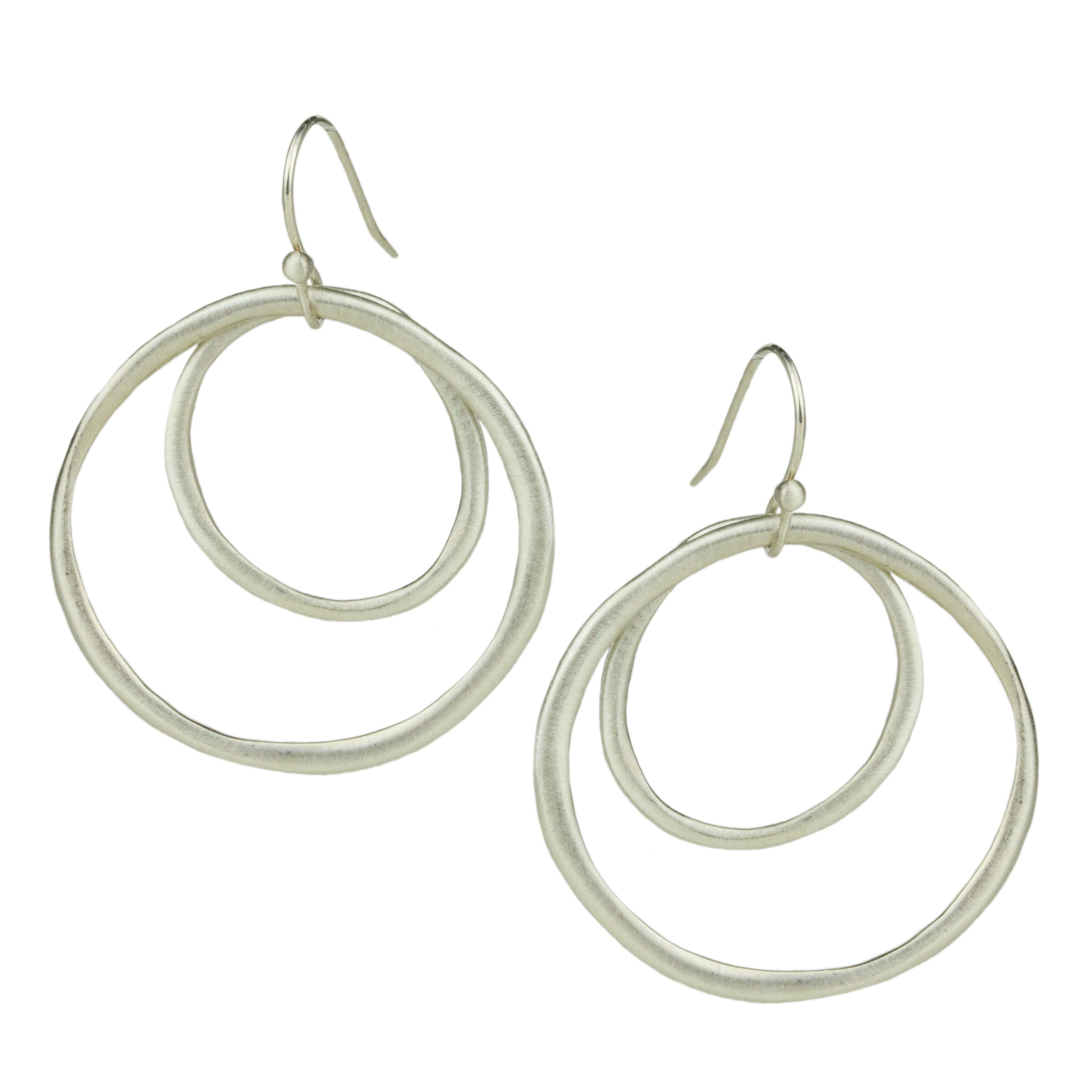Double Circle Earrings