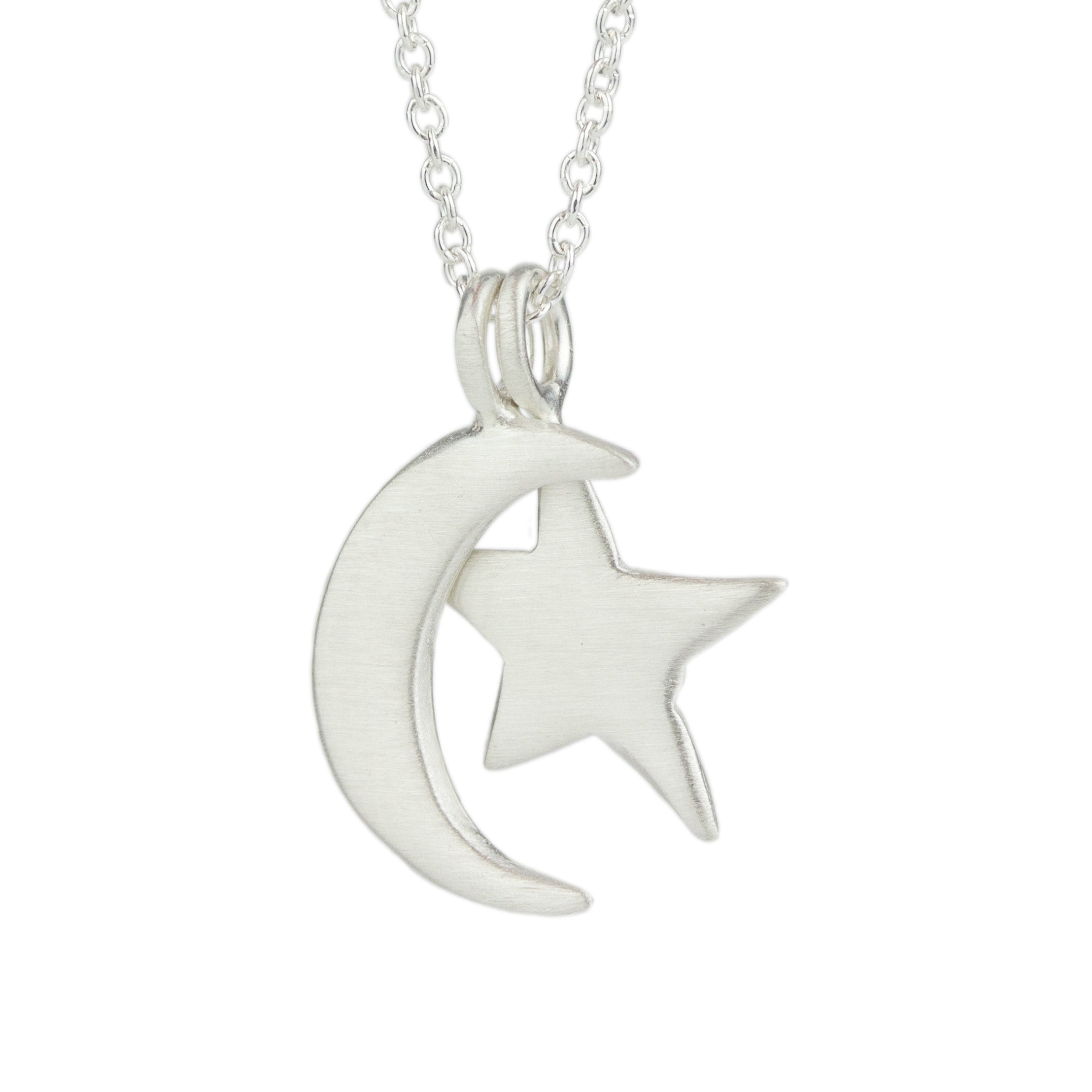Moon + Star Necklace