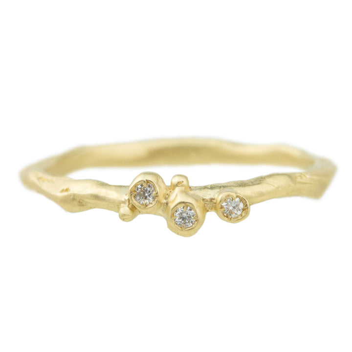 Encrusted Tiny Branch Ring
