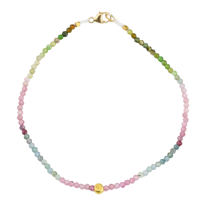 Multi Colored Tourmaline Bracelet