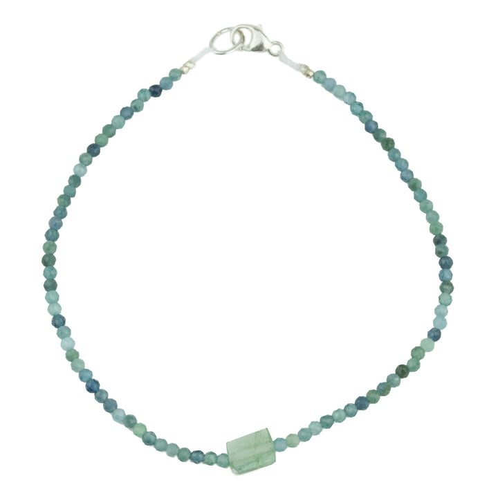 Blue-Green Tourmaline Bracelet