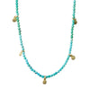 Turquoise Paillette Necklace