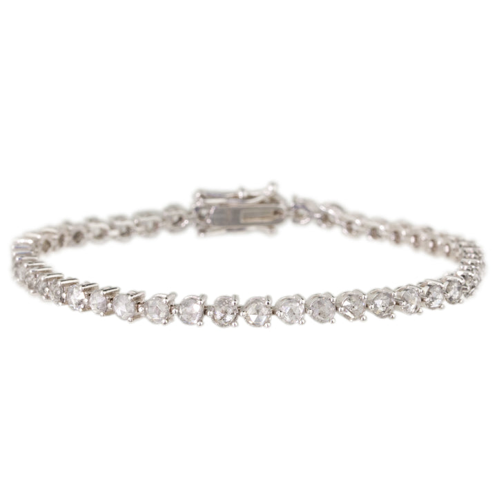 Salt + Pepper Diamond Tennis Bracelet Chemistry Jewelry