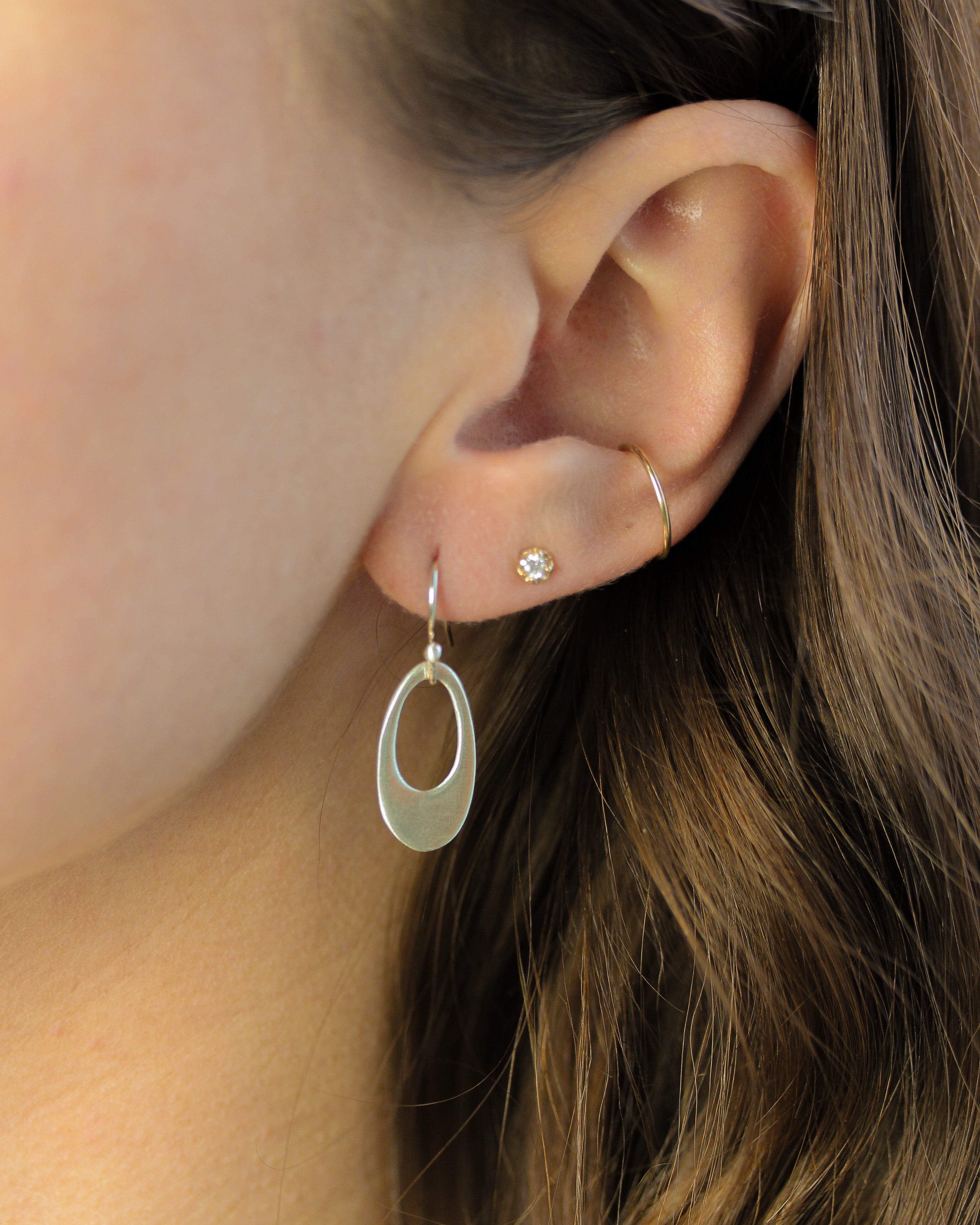 Small Oval Earrings