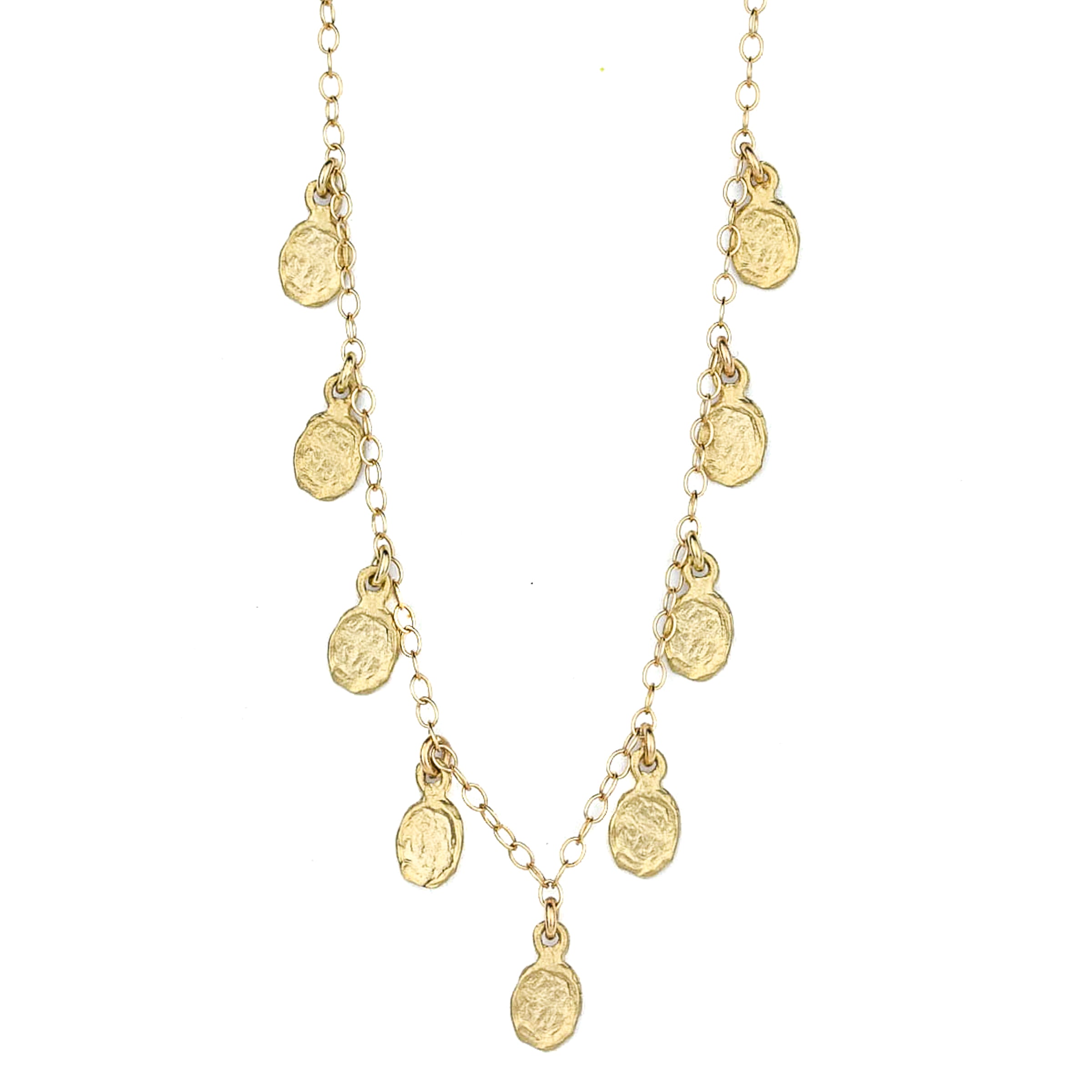 Golden Flake Necklace