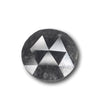 1.50ct | Salt &amp; Pepper Rose Cut Round Diamond-Modern Rustic Diamond