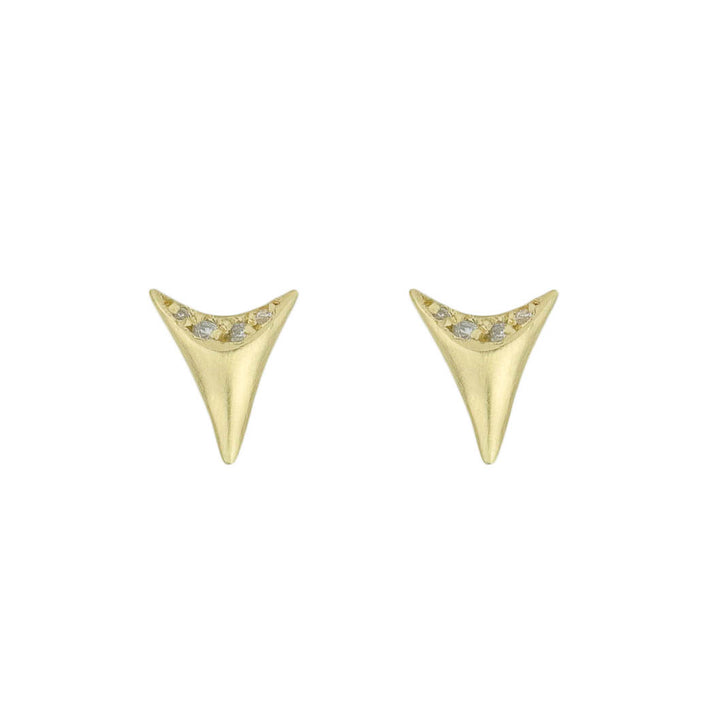 Mini Shark Tooth Post Earrings