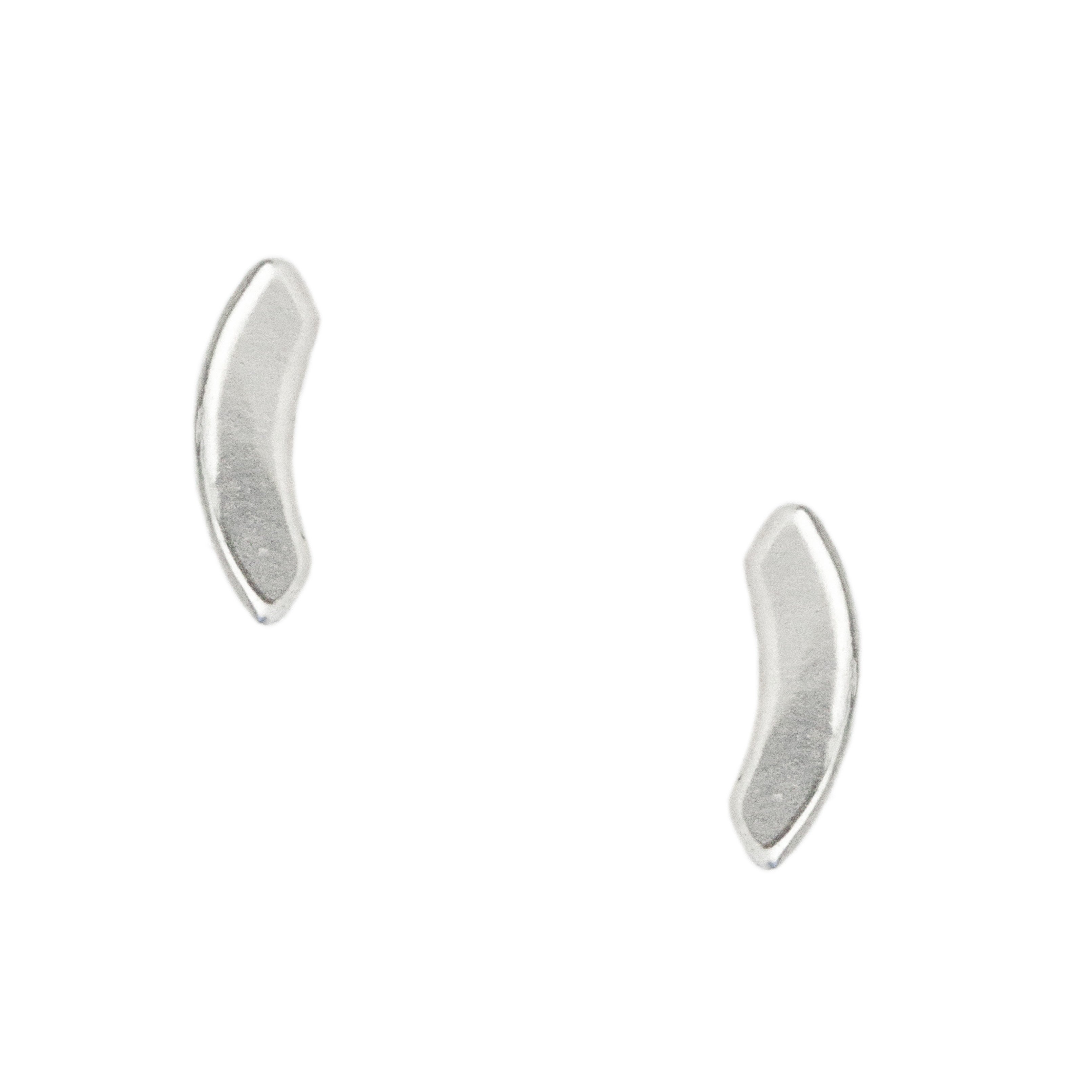 Curve Stud Earrings-Jill Platner